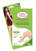 VI-JOHN Feather Touch Cucumber & Alevera Hair Removal Wax Strips for Dry Skin Praraben & Sulphate Free | Grocsy