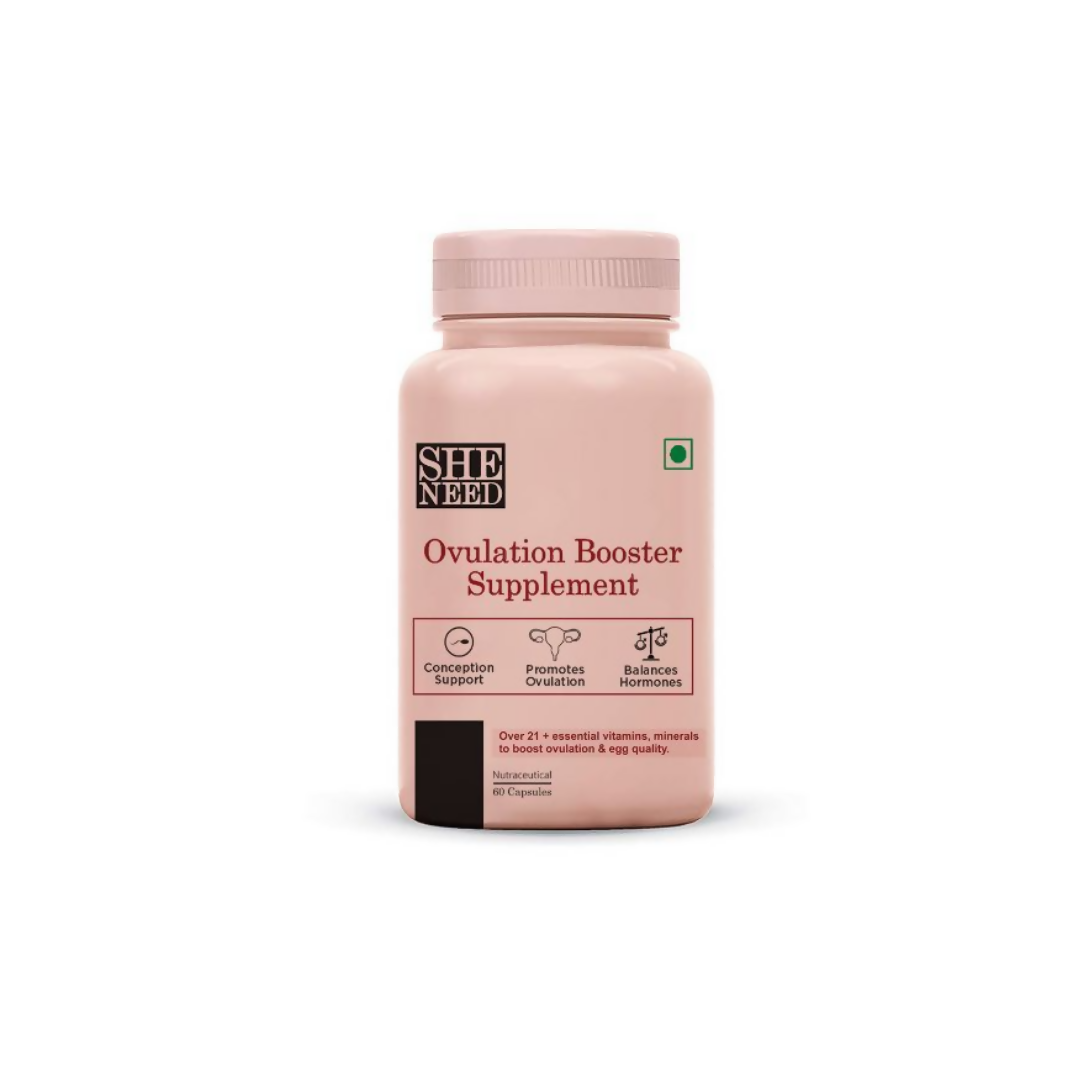 SheNeed Ovulation Booster Supplement For Women Capsules | Grocsy