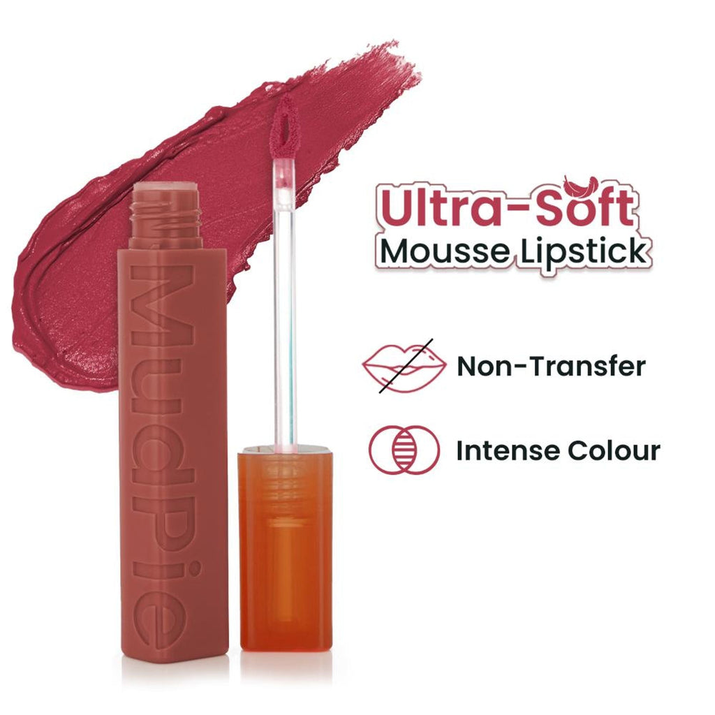 Swiss Beauty MudPie Lipstick With Velvet Matte Finish - 7 Caramel Custard | Grocsy