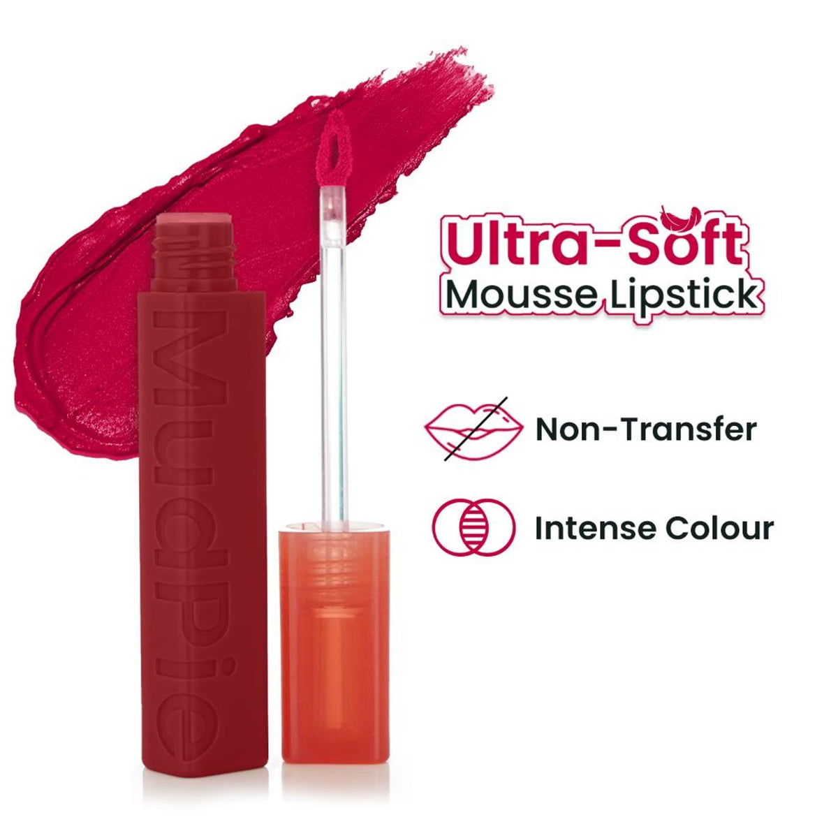 Swiss Beauty MudPie Lipstick With Velvet Matte Finish - 15 Sangria | Grocsy