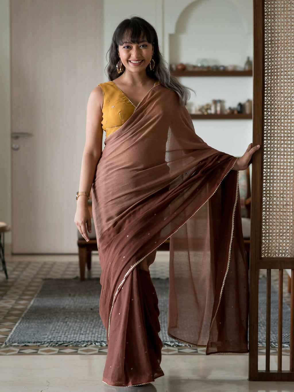 Suta Multi Color Woven Design Pure Cotton Saree | Grocsy