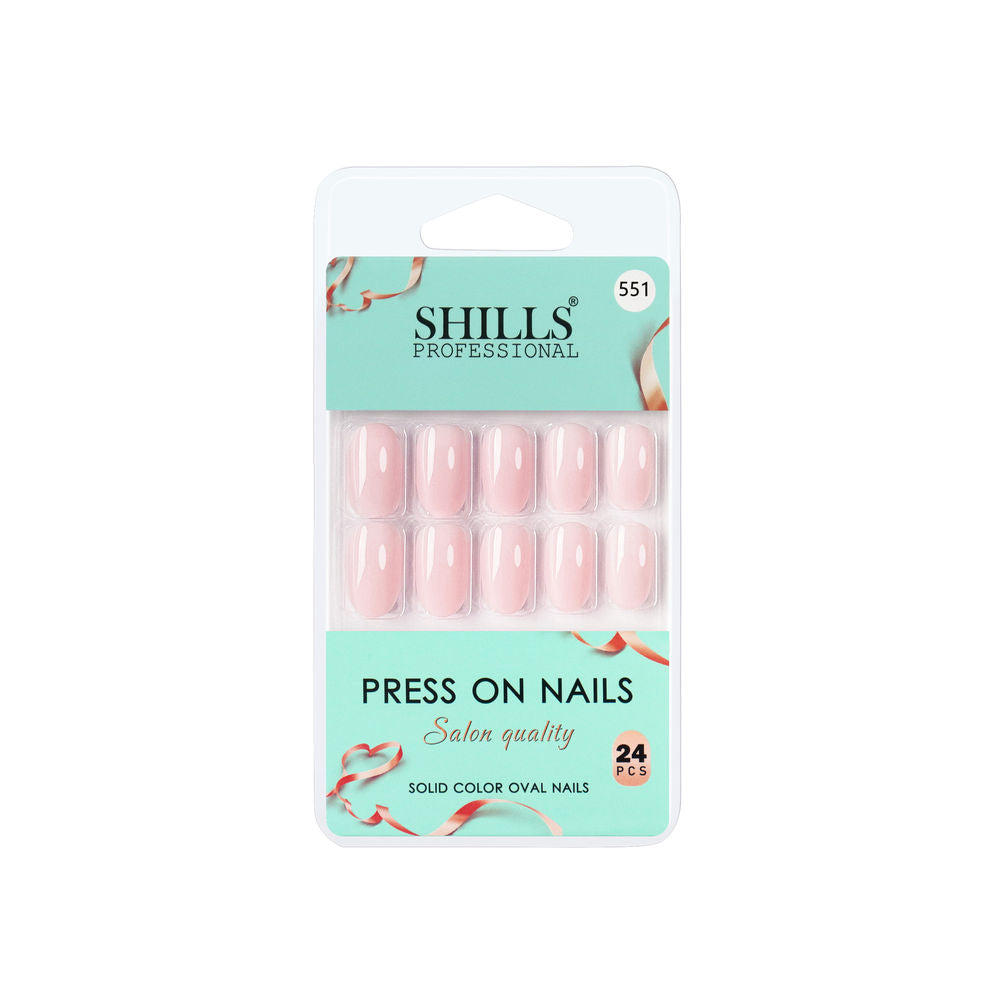Shills Professional Reusable Press On Nails Oval - SPN551 | Grocsy