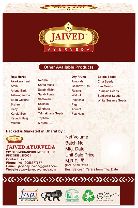 Jaived Ayurveda Shitavari Powder | Grocsy