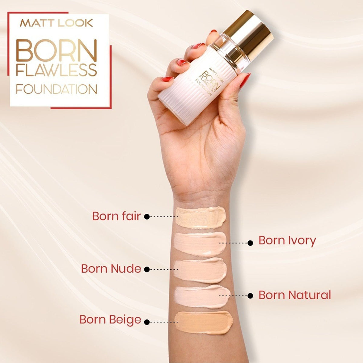 Matt Look Born Flawless Weightless Foundation - Born Nude | Grocsy