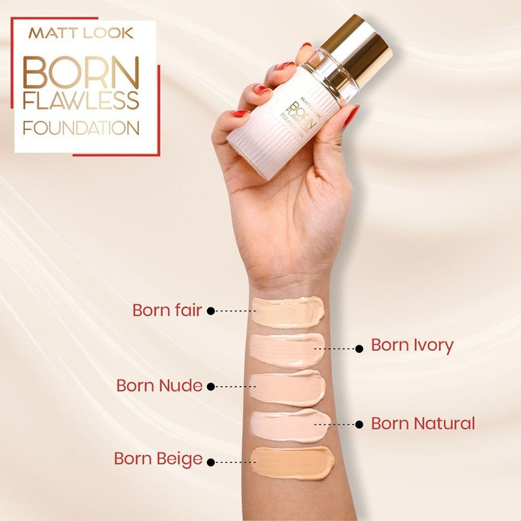 Matt Look Born Flawless Weightless Foundation - Born Natural | Grocsy