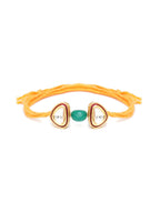 Designer kundan Rakhi - Ruby Raang | Grocsy