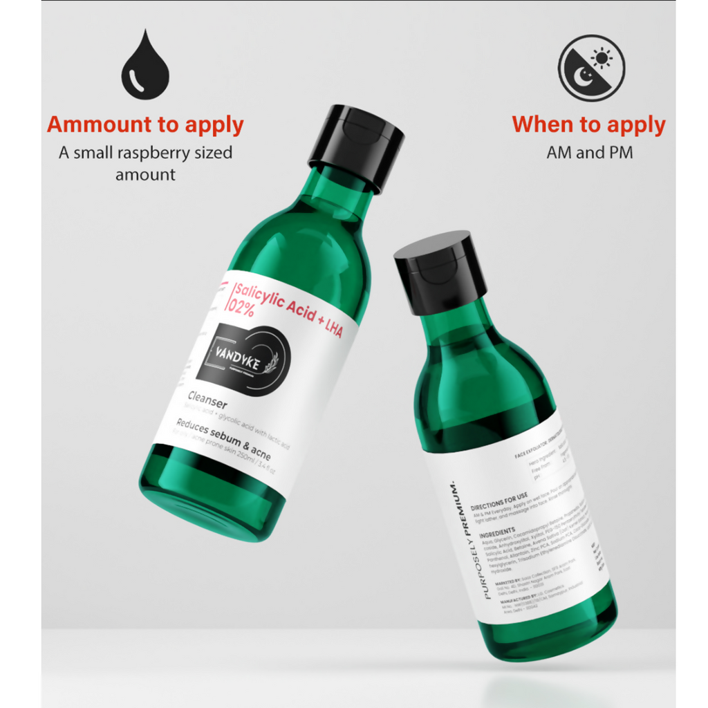 Vandyke 2% Salicylic Acid Face Cleanser | Grocsy