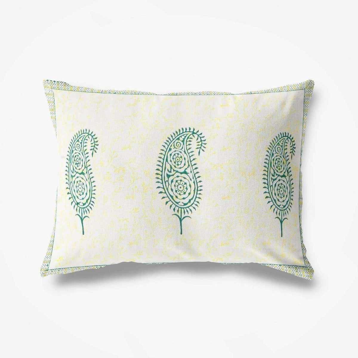 Hand Block Printed Double/Queen 230x270 Cms Bedsheet with 2 Pillow Covers | Grocsy