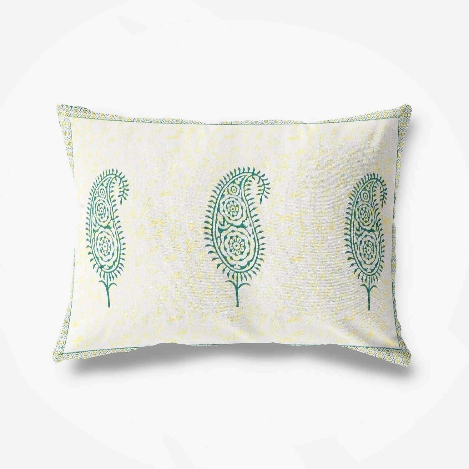 Hand Block Printed Double/Queen 230x270 Cms Bedsheet with 2 Pillow Covers | Grocsy
