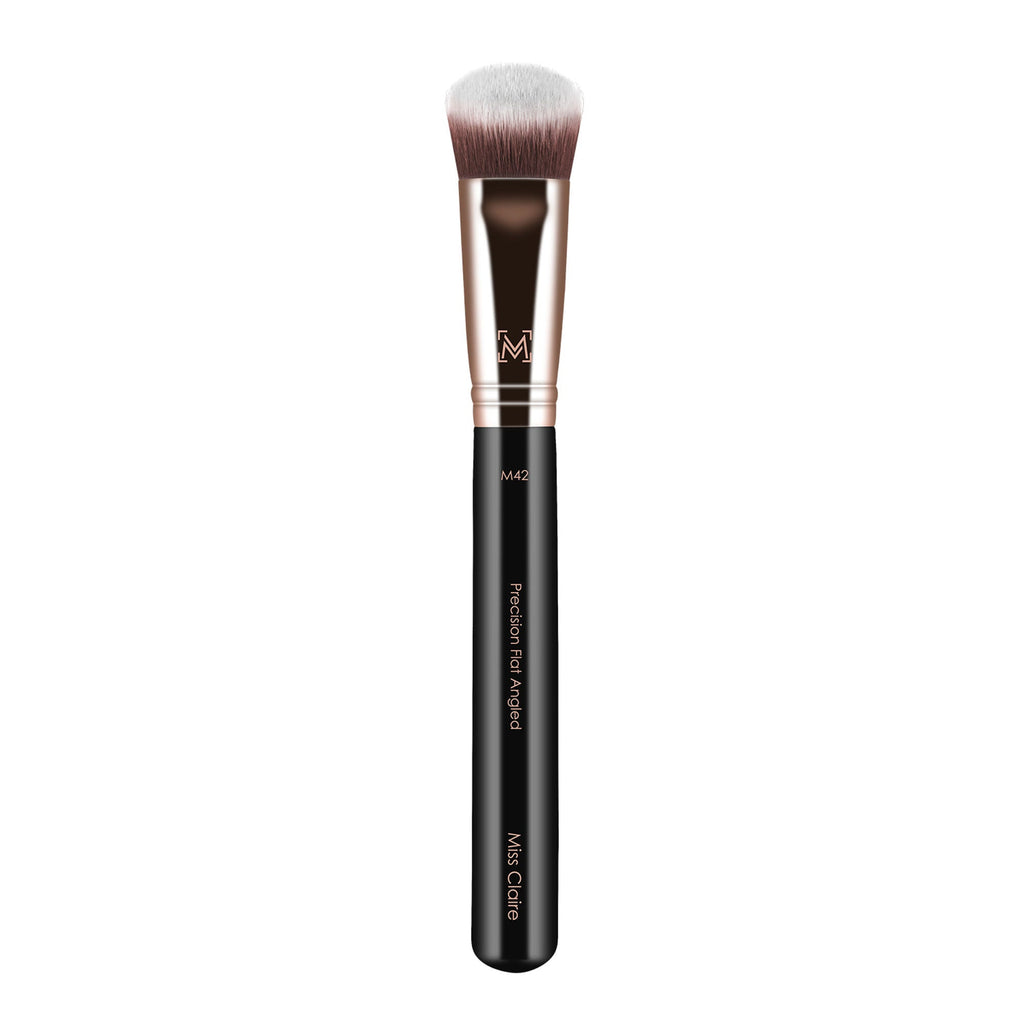 Miss Claire M42 - Precision Flat Angled Brush - Rose Gold | Grocsy