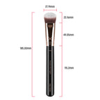 Miss Claire M42 - Precision Flat Angled Brush - Rose Gold | Grocsy
