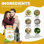 Divya Shree Ashwagandha Capsule & Musli Oil Combo | Grocsy