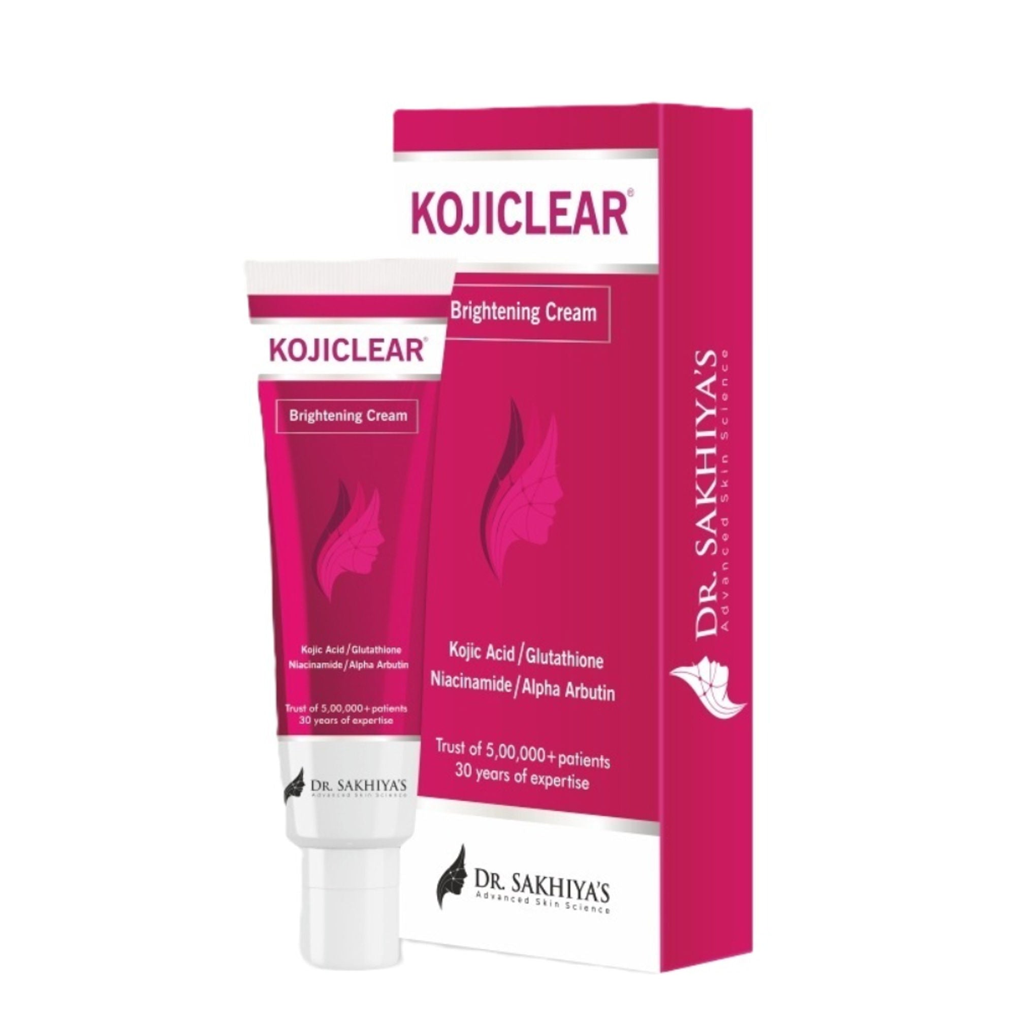 Dr.Sakhiya Kojiclear Whitening Brightening Tan Removal Face Cream with Kojic Acid Glutathione | Grocsy