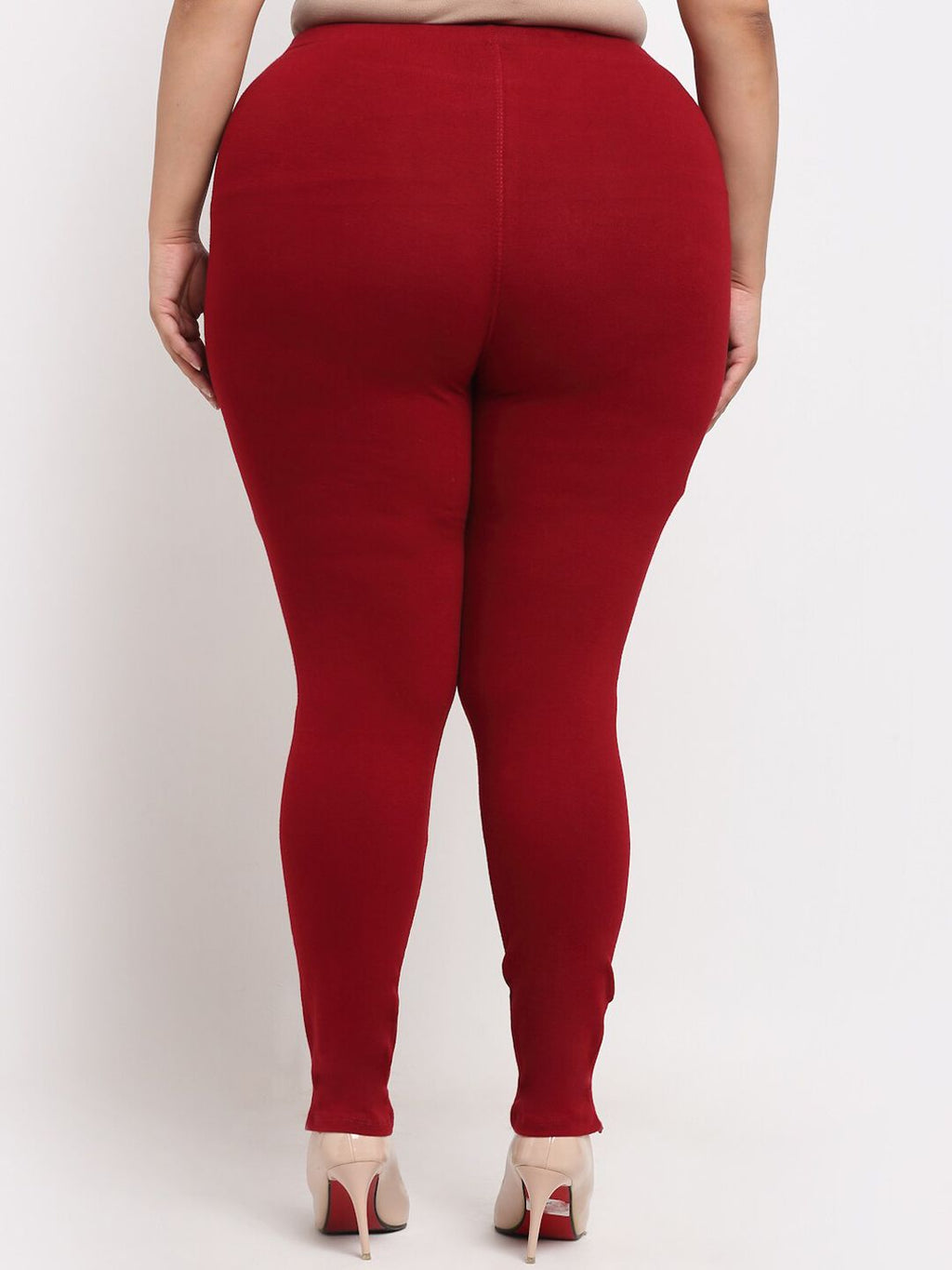 TAG 7 Women Plus Size Ankle Length Cotton Leggings | Grocsy