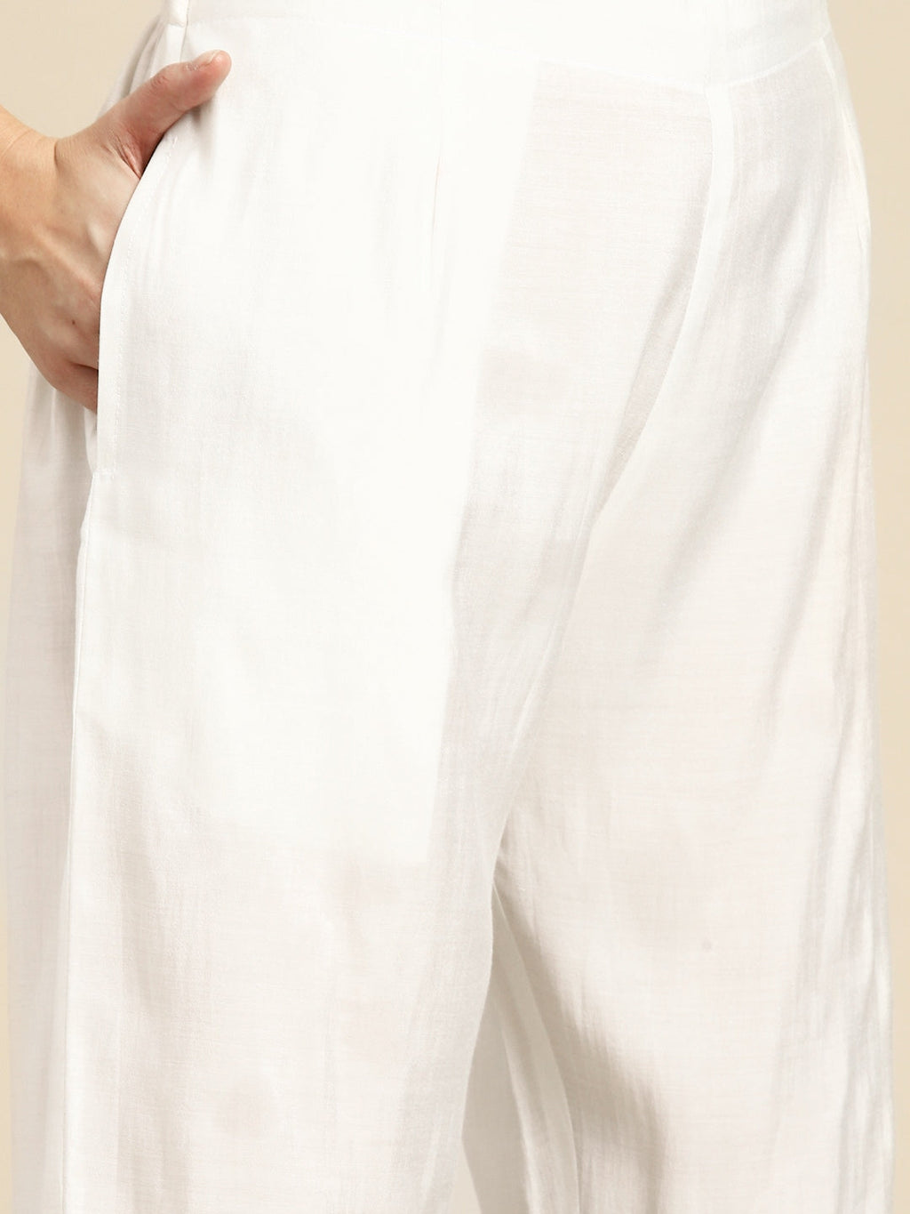 Sangria Ethnic Motifs Yoke Design Regular Thread Work Kurta with Trousers & With Dupatta | Grocsy