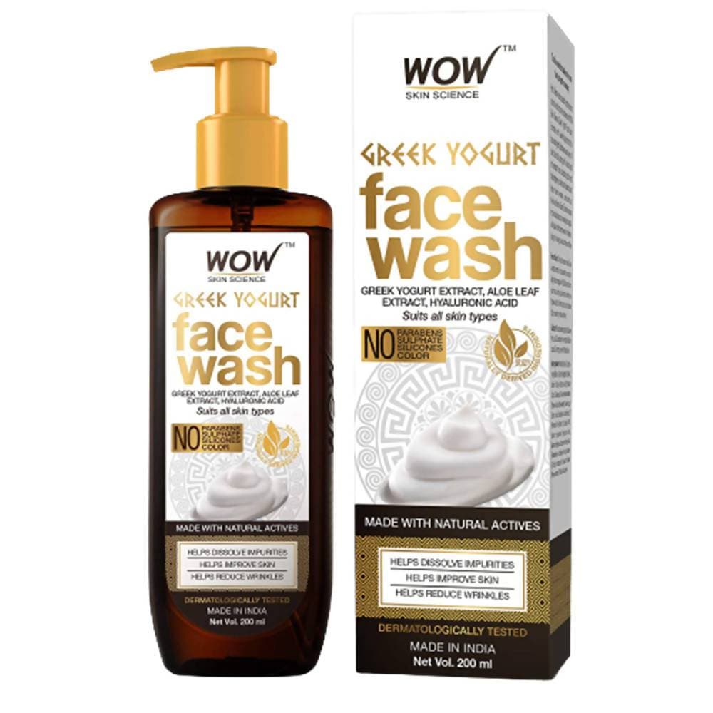 Wow Skin Science Greek Yoghurt Face Wash | Grocsy
