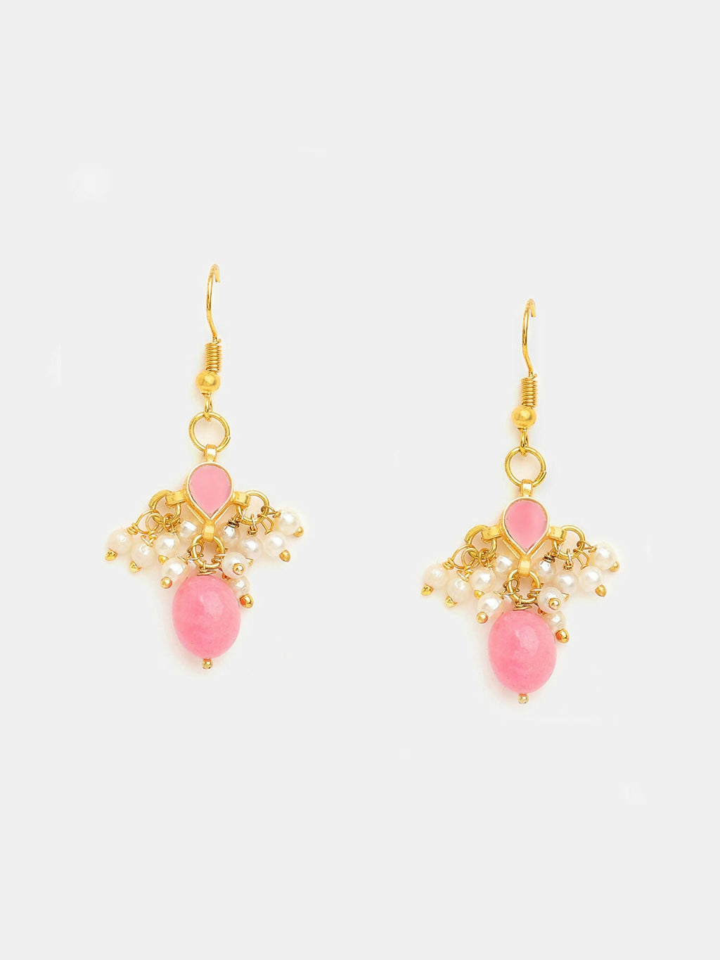 Ruby Raang Mannat Maang Tikka With Pair Of Earrings | Grocsy