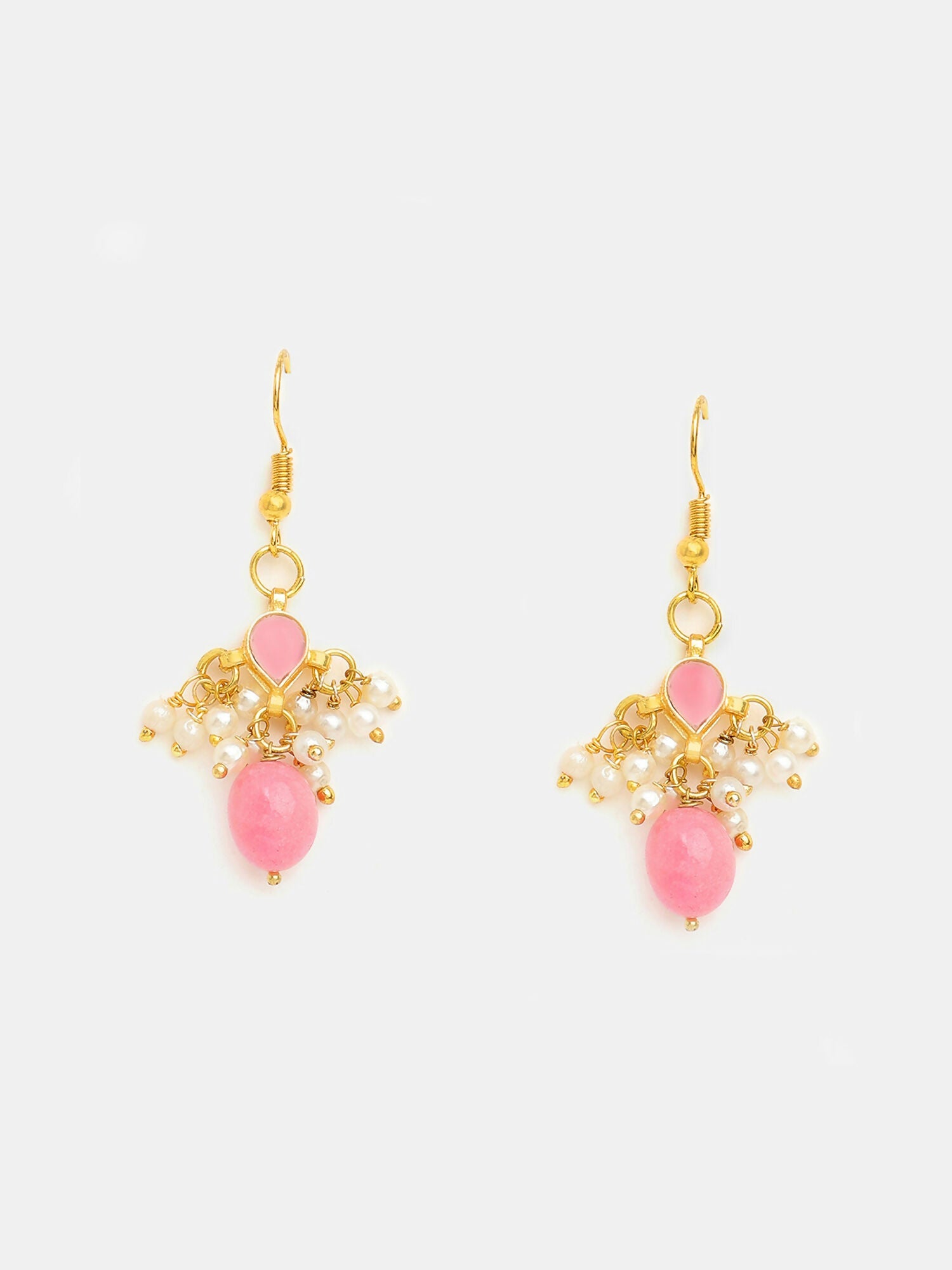 Ruby Raang Mannat Maang Tikka With Pair Of Earrings | Grocsy