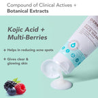 Lotus DermaBotanics Kojic Acid + Multi Berry Blemish-Free Face Wash, pH5.5, For Sensitive Skin | Grocsy
