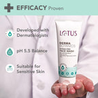 Lotus DermaBotanics Kojic Acid + Multi Berry Blemish-Free Face Wash, pH5.5, For Sensitive Skin | Grocsy