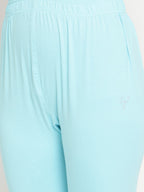 TAG 7 Pack of 2 Blue & Brown Ankle Length Leggings | Grocsy