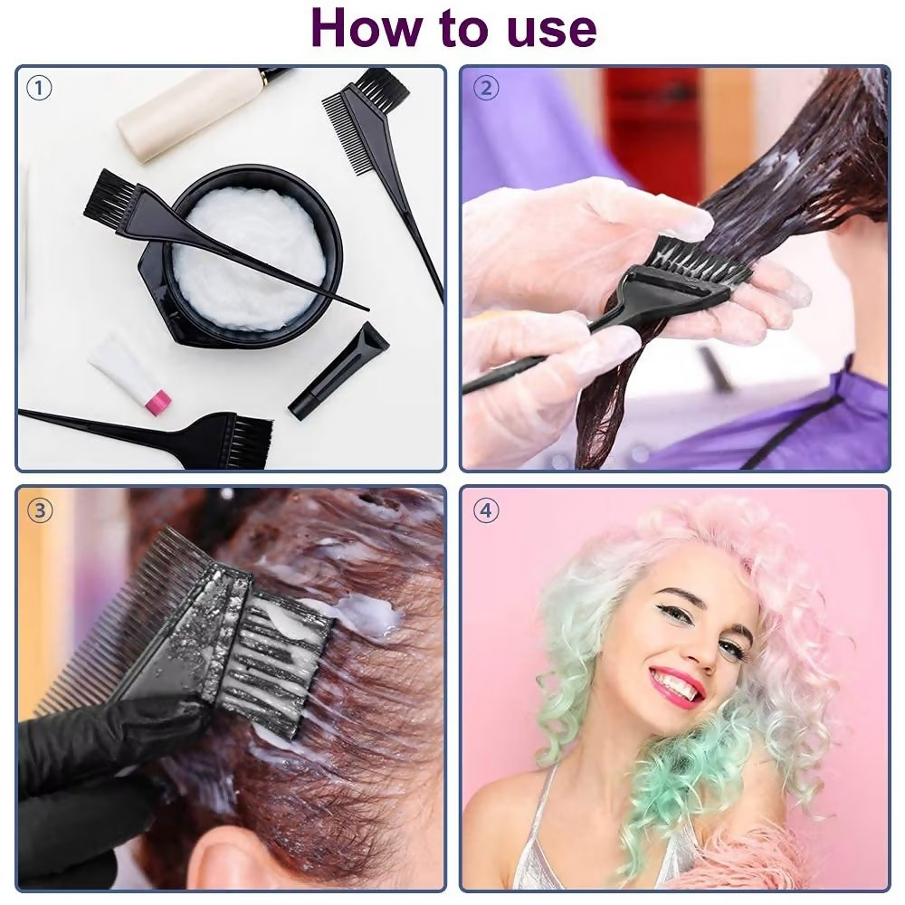 Bronson Professional Hair Dye Colouring Kit Brush And Bowl | Grocsy