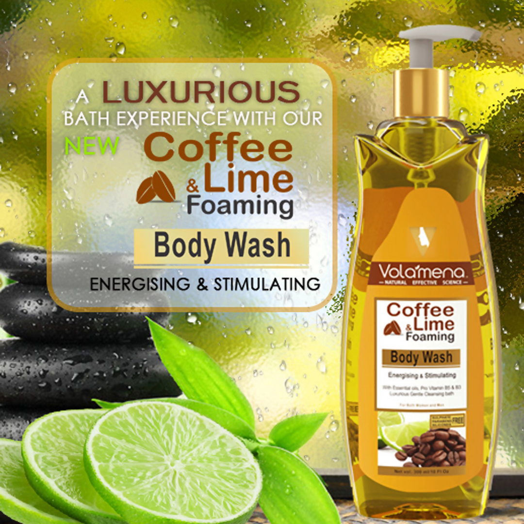 Volamena Coffee And Lime Foaming Body Wash | Grocsy