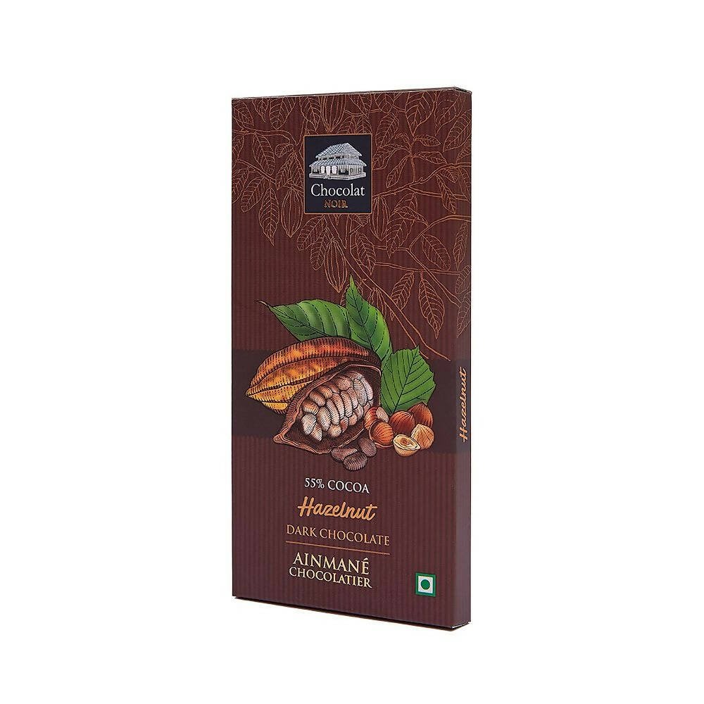 Ainmane Hazelnut Dark Chocolate 55% Cocoa | Grocsy