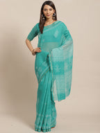 Saree Mall Ethnic Motifs Printed Banarasi Sarees | Grocsy