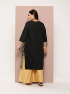 Sztori Plus Size Ethnic Motifs Print Kurta | Grocsy