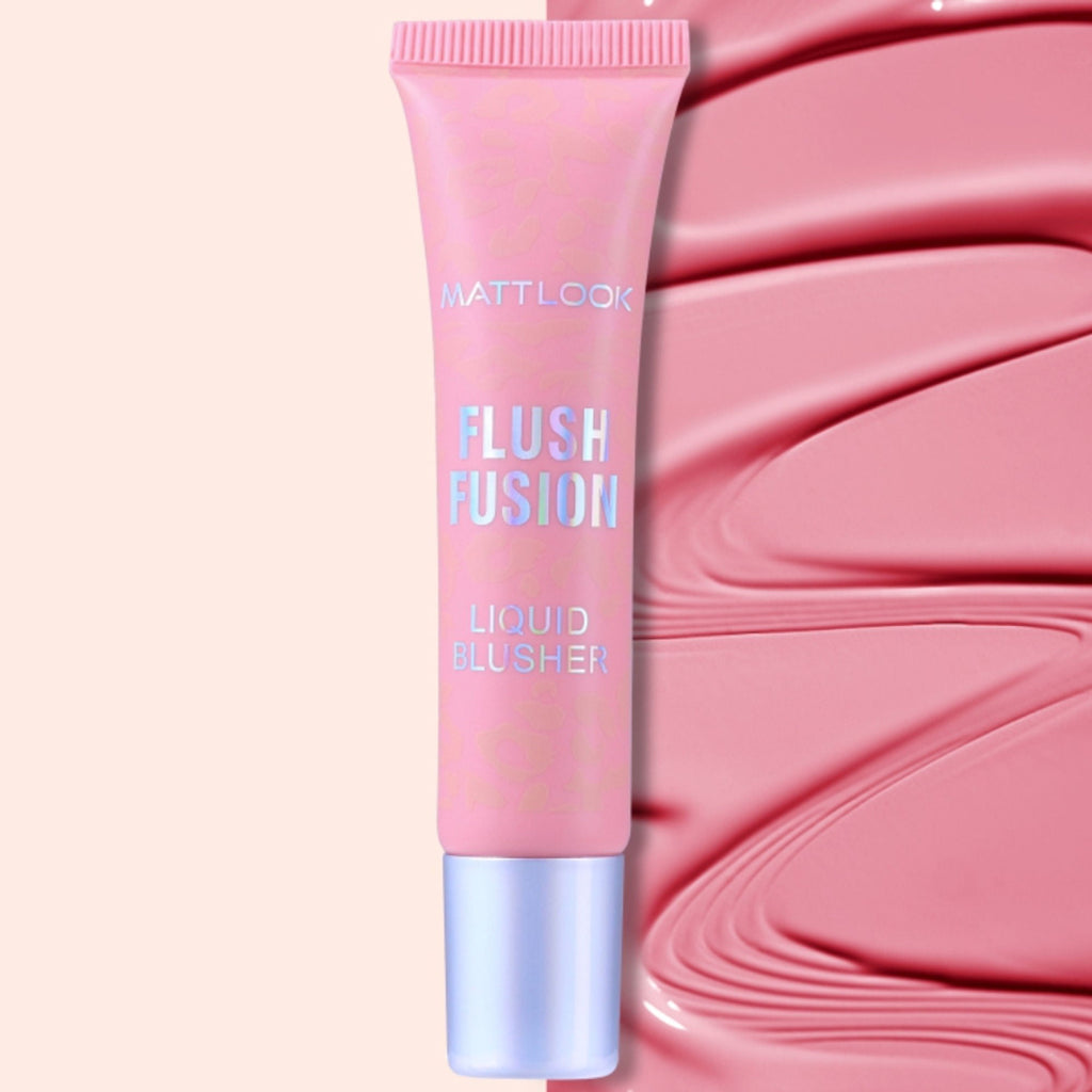 Matt Look Flush Fusion Liquid Blusher - Marshmellow Pink-01 | Grocsy