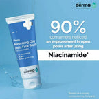 The Derma Co Pore Minimizing Clay Daily Face Wash | Grocsy
