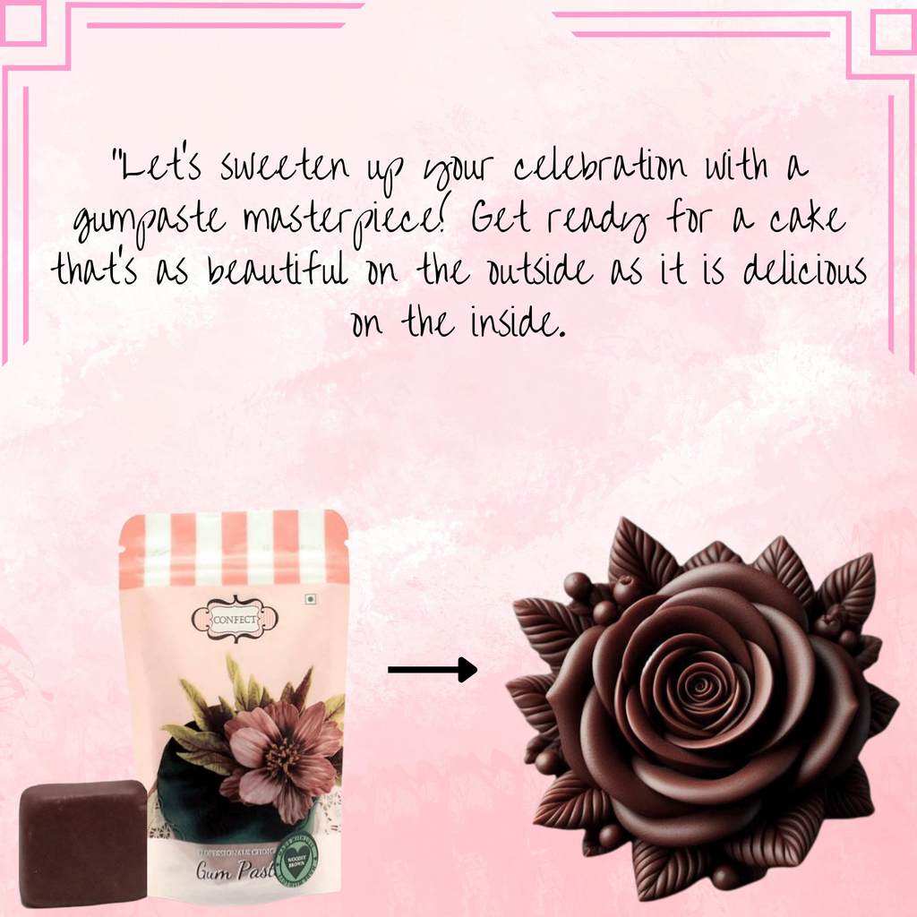 Confect Woodsy Brown | Edible Gum paste | Grocsy