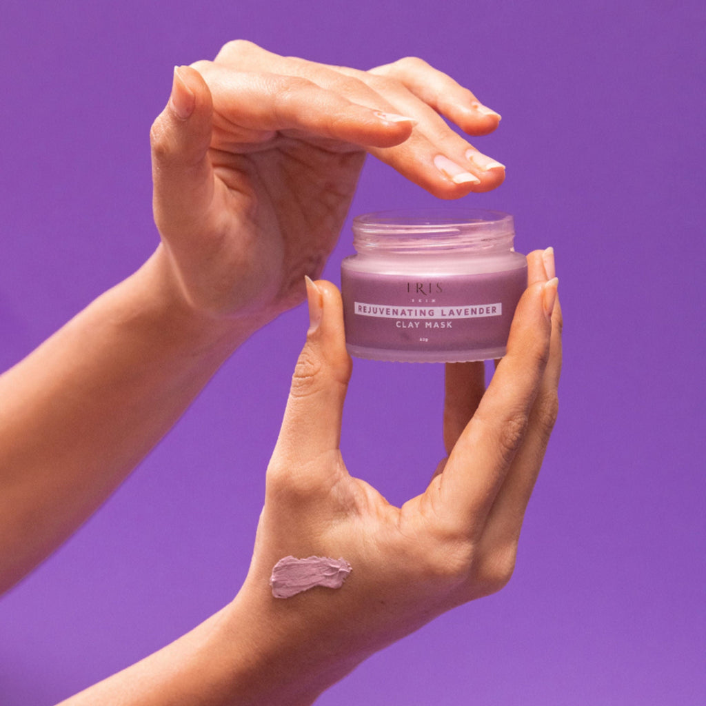 IRIS COSMETICS Skin Rejuvenating Lavender Clay Mask | Grocsy