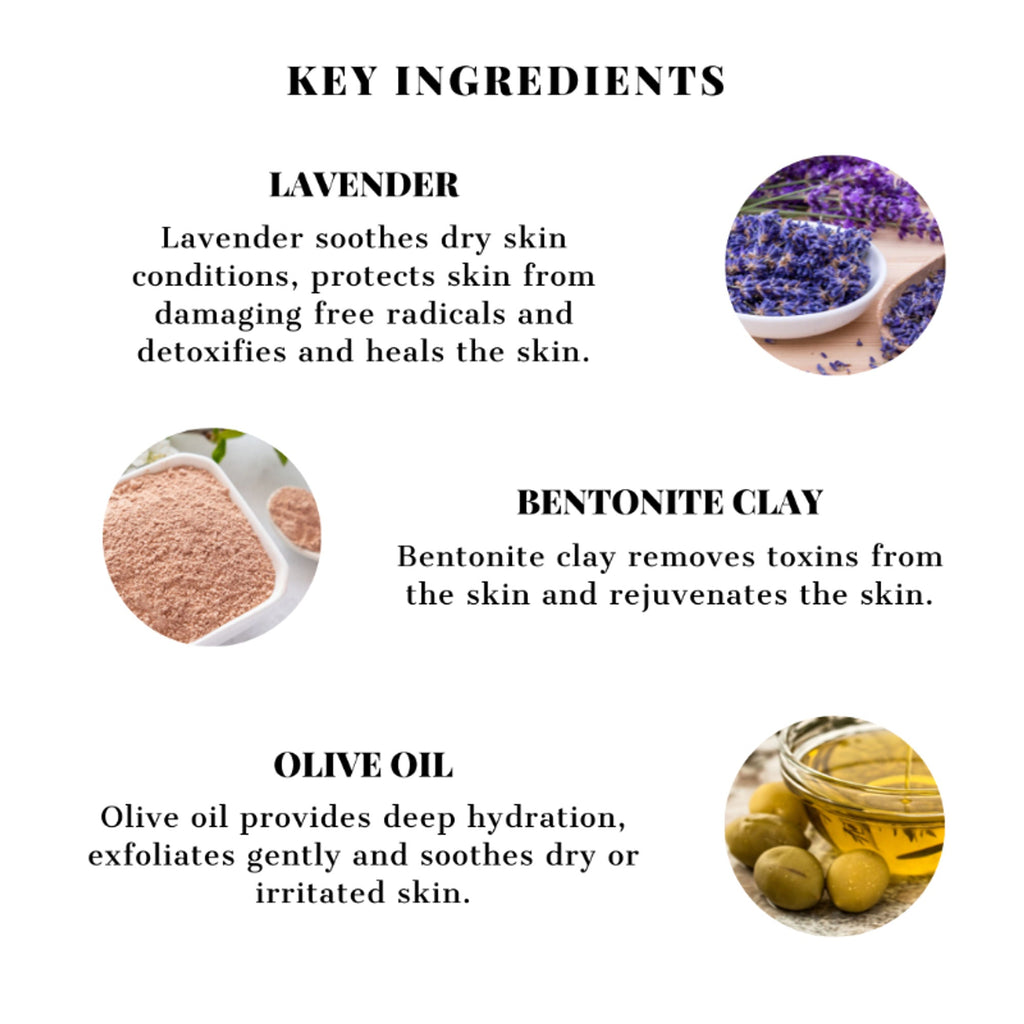 IRIS COSMETICS Skin Rejuvenating Lavender Clay Mask | Grocsy