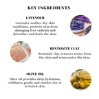 IRIS COSMETICS Skin Rejuvenating Lavender Clay Mask | Grocsy