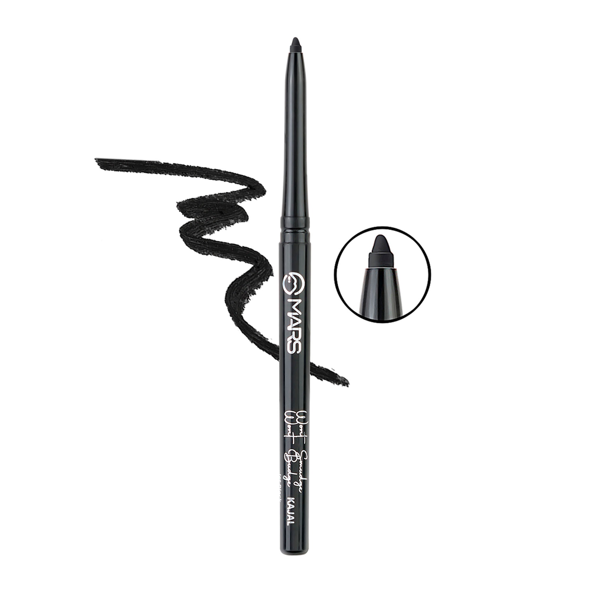 MARS Cosmetics Won't Smudge Won't Budge Kajal - Black | Grocsy