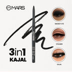 MARS Cosmetics Won't Smudge Won't Budge Kajal - Black | Grocsy