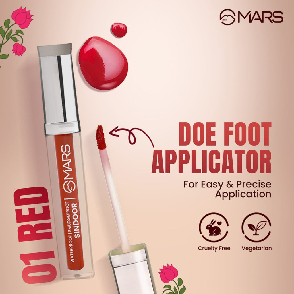 MARS Cosmetics Riwaj Liquid Sindoor - Red | Grocsy