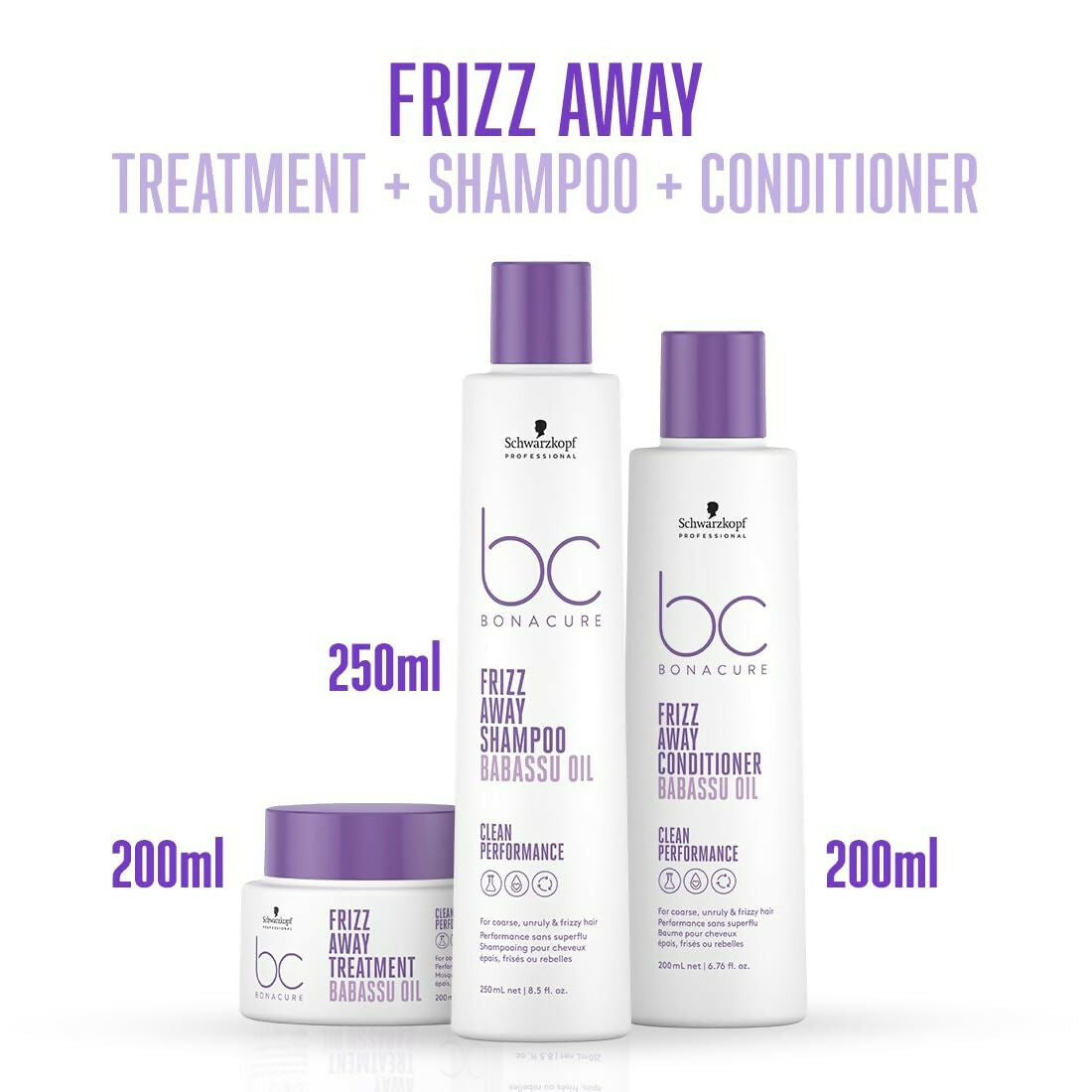 Schwarzkopf Professional New Bonacure Vegan Keratin Range Clean Combo | Grocsy