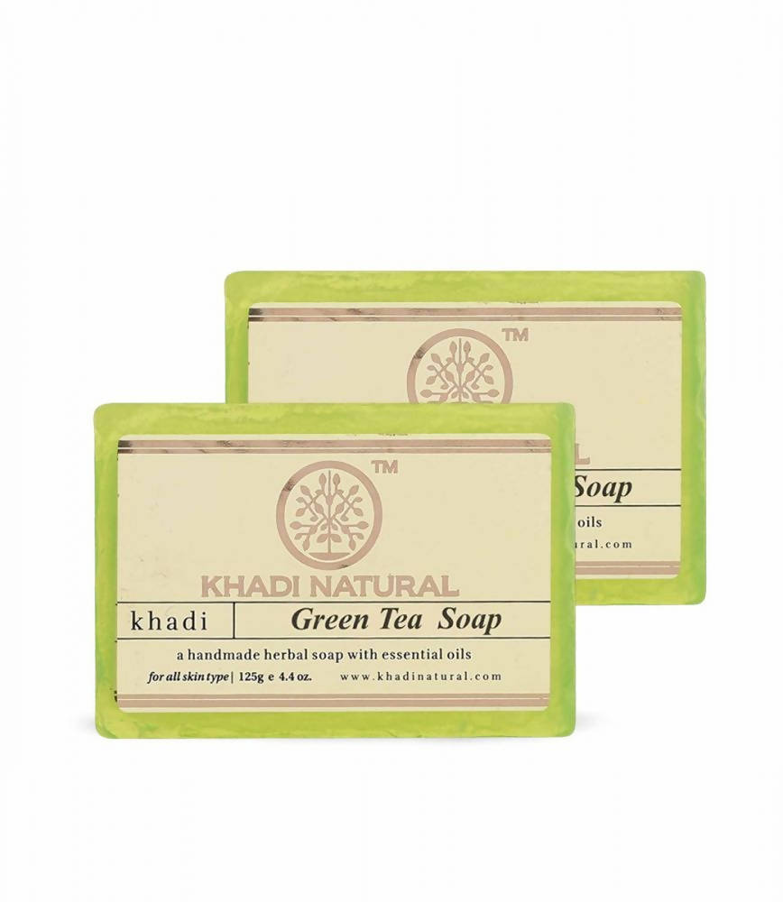 Khadi Natural Green Tea Soap | Grocsy