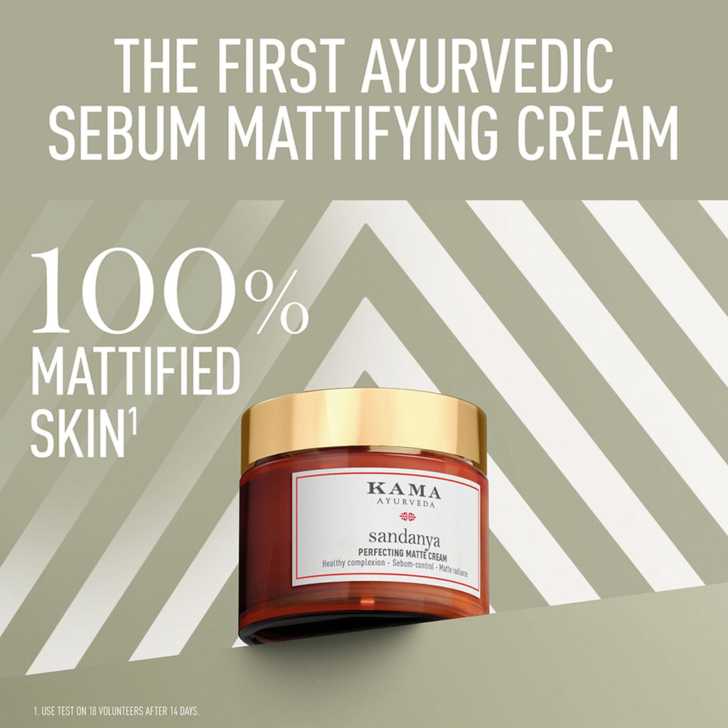 Kama Ayurveda Sandanya Perfecting Matte Cream | Grocsy