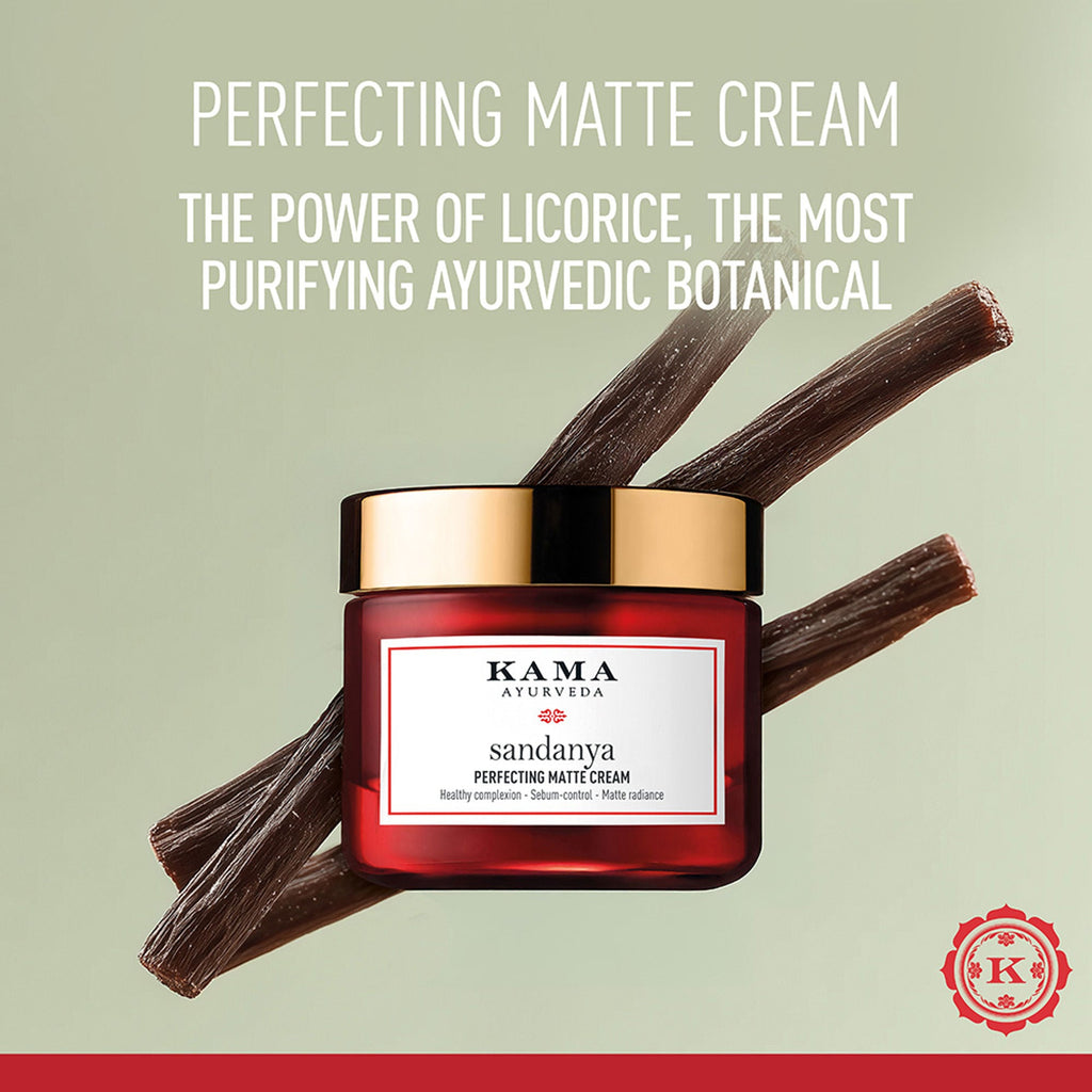 Kama Ayurveda Sandanya Perfecting Matte Cream | Grocsy