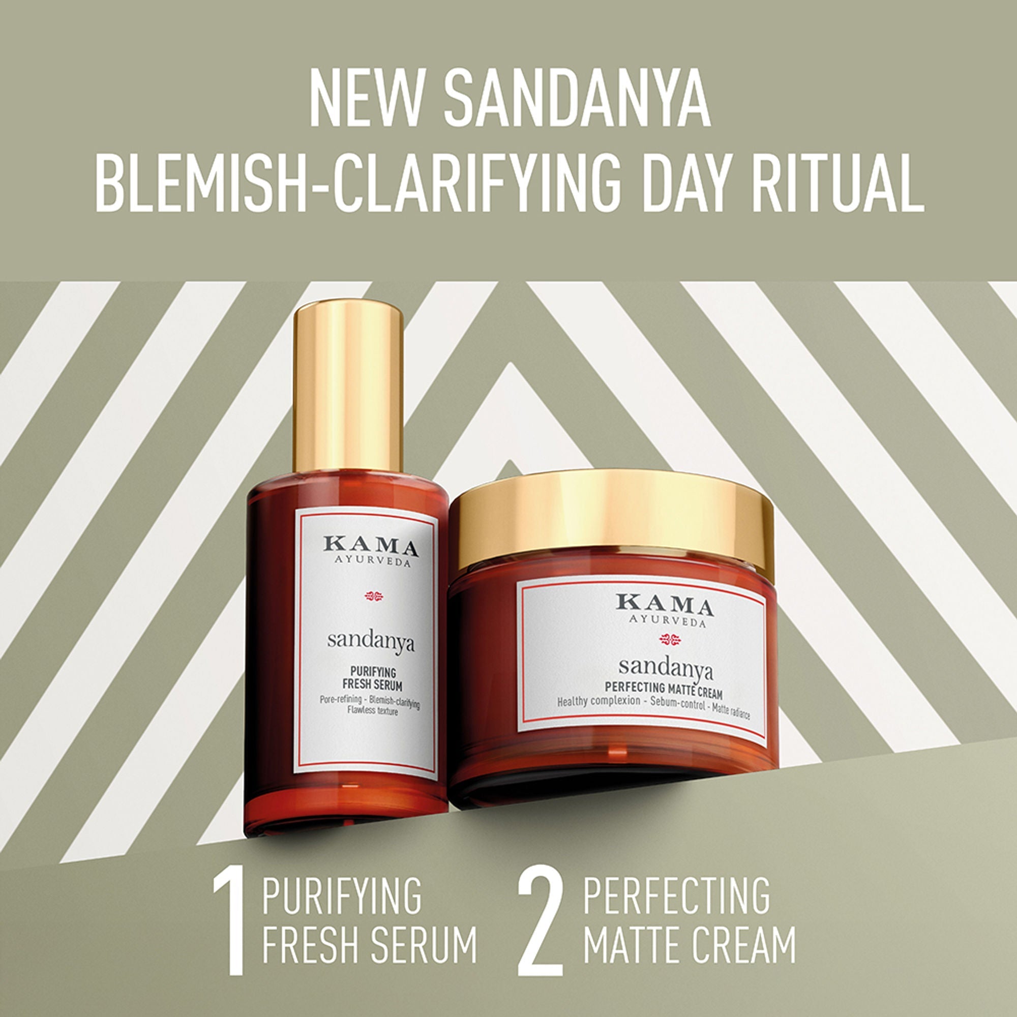 Kama Ayurveda Sandanya Perfecting Matte Cream | Grocsy