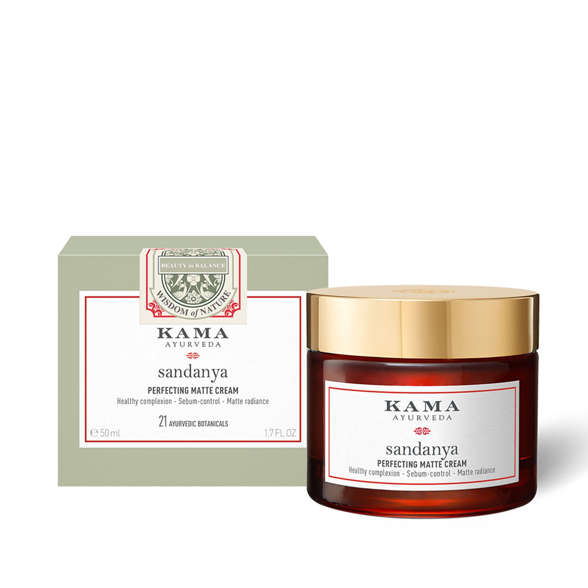 Kama Ayurveda Sandanya Perfecting Matte Cream | Grocsy