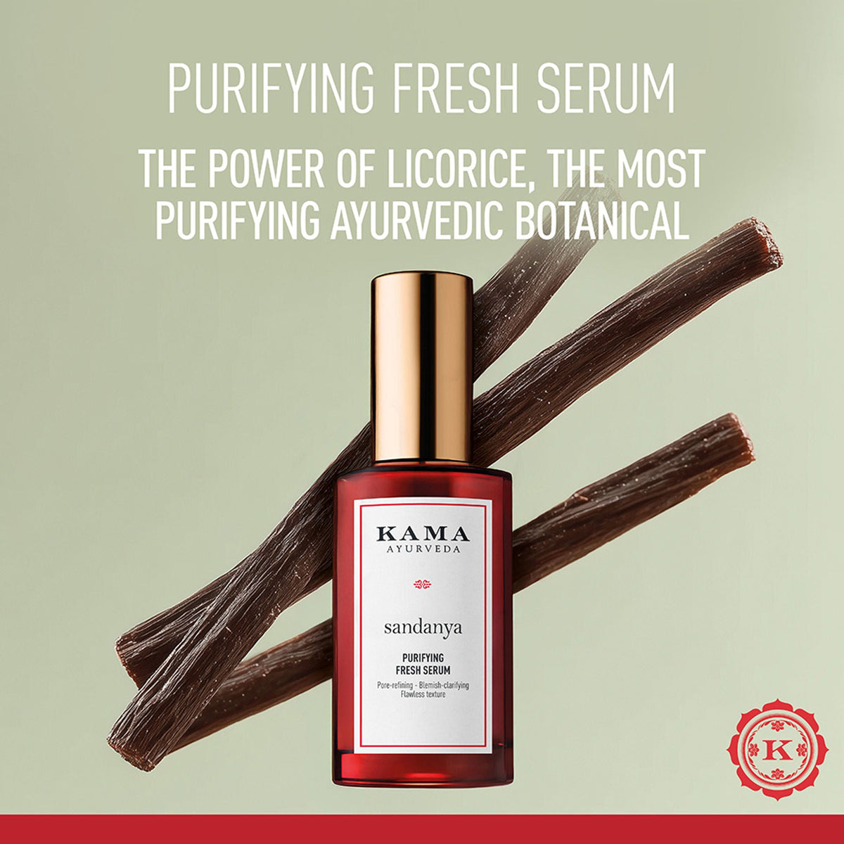 Kama Ayurveda Sandanya Purifying Fresh Serum | Grocsy