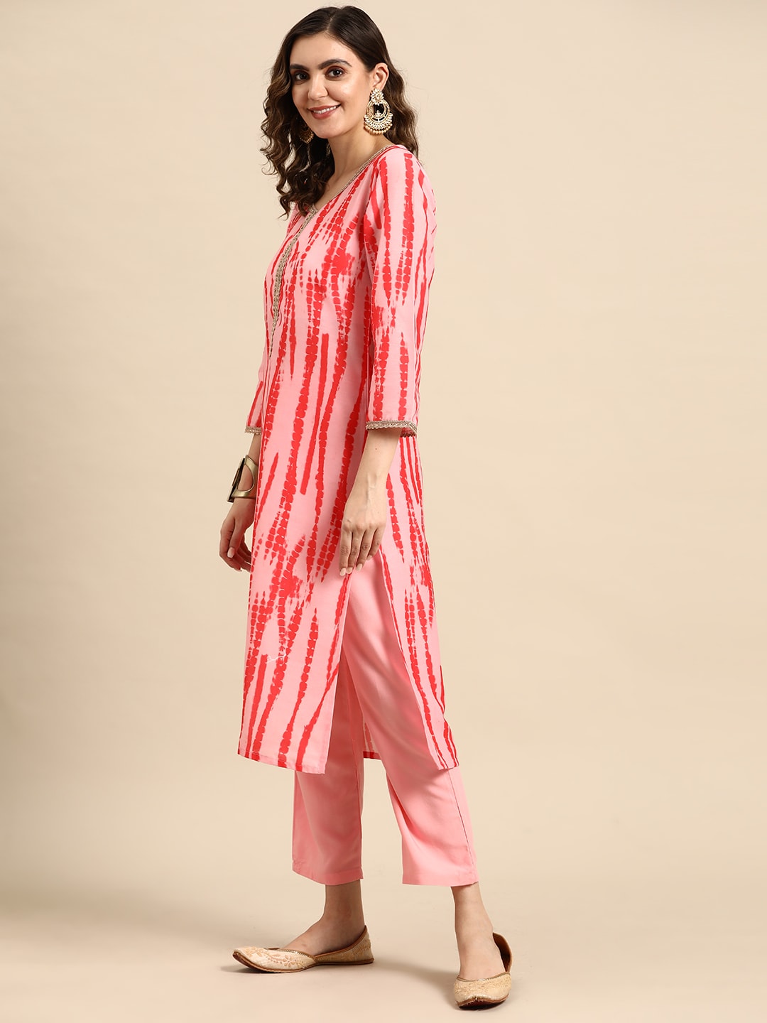 Sangria Women Printed Regular Pure Cotton Kurta with Palazzos & With Dupatta | Grocsy