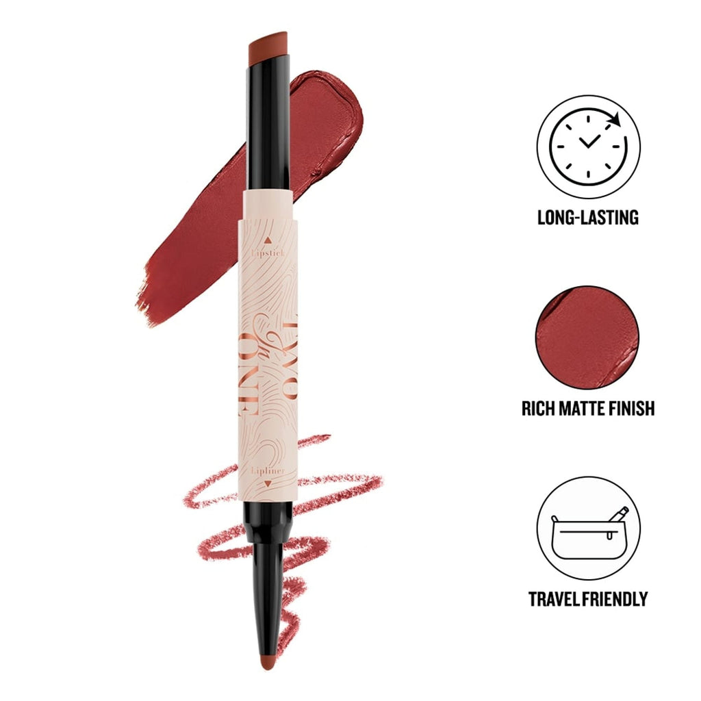 Character Two In One - Lipstick & Lipliner - Cto201 | Grocsy