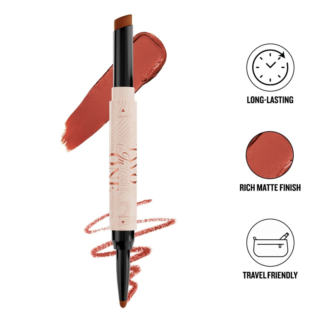 Character Two In One - Lipstick & Lipliner - Cto202 | Grocsy