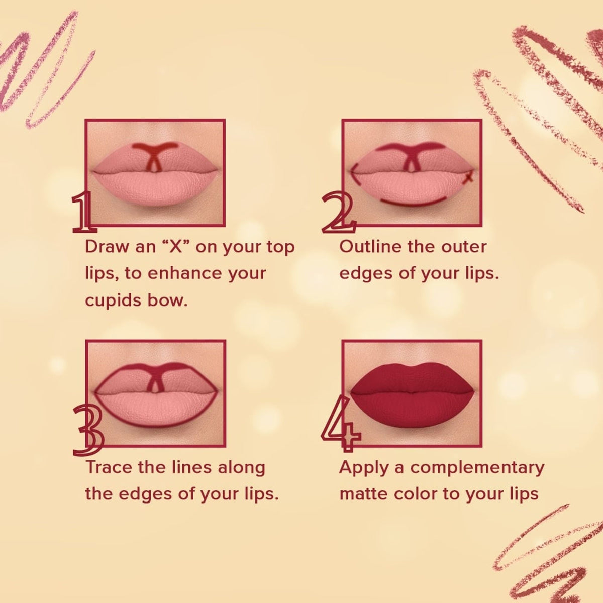 Character Two In One - Lipstick & Lipliner - Cto203 | Grocsy